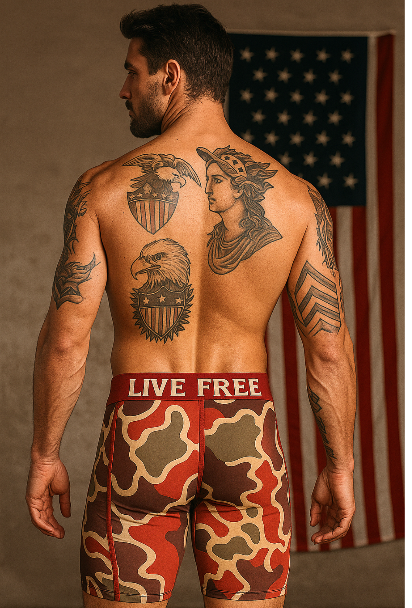 CONSTITUTION CAMO + OLD GLORY