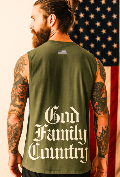 GOD, FAMILY, COUNTRY TANK