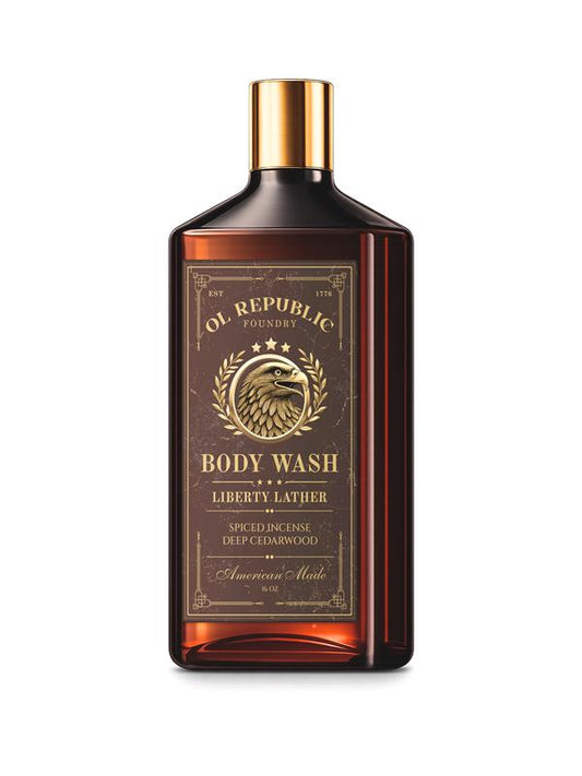 Liberty Lather 16 oz - (Beard & Body Wash)